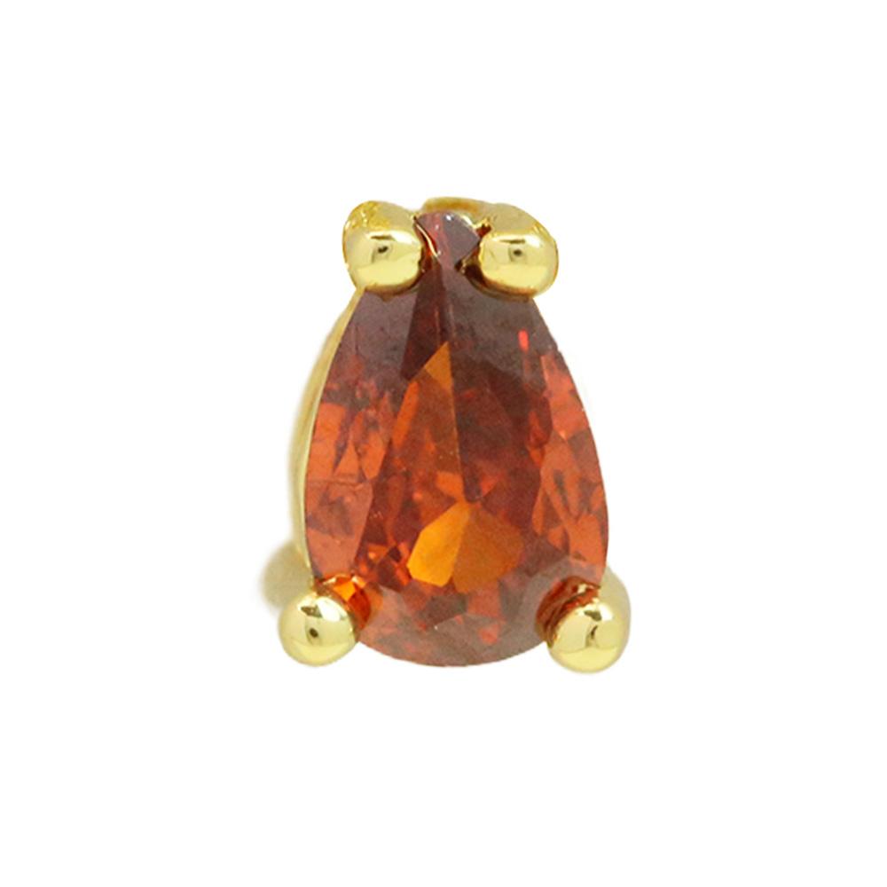 

1PC multicolor waterdrop birth month cubic zircon pendant for women men DIY Necklace bracelet Zircon accessories wholesale