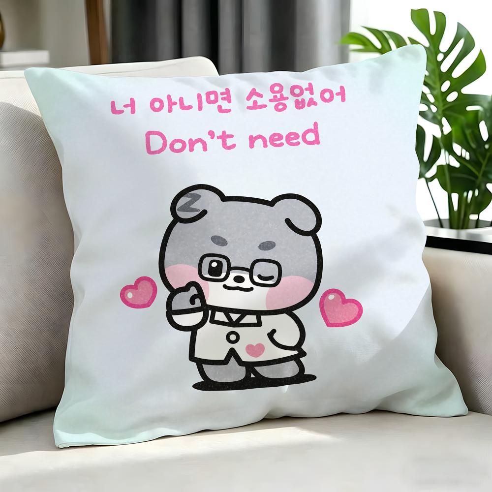 cute Rinini Cushion Cover Cushion Cover Set Pcs x x x Pillowcase Decorative Sofa Home Decor