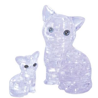 Gerryel White Cat 3D Crystal Puzzle JR1266 Korea 3D Puzzle