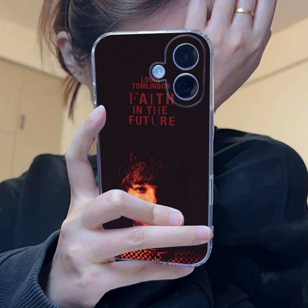 Singer L-Louis T-Tomlinson Clear Silicone Soft TPU Phone Case For iphone 17 16 15 14 Plus 13 12 Mini 11 Pro Max Shell Capa