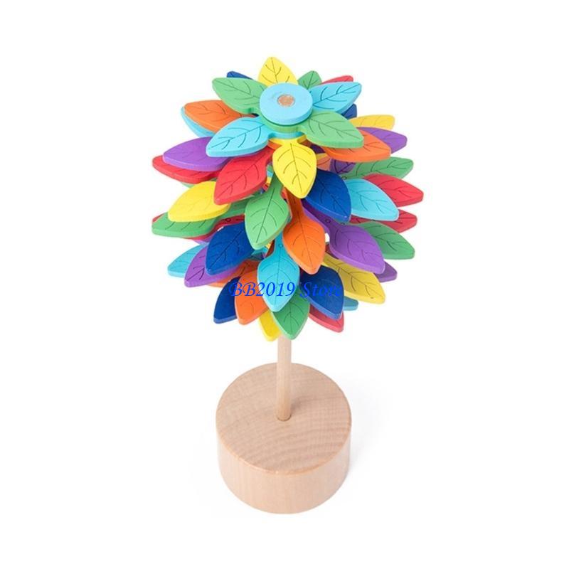 Q0Kb Colorful Wand Stress Relief Toy Rotating Lollipop Creatively Art Decoration Office Decompression Boy Girls