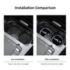 2Pcs Car Emblem Water Cup Pad Color Insulated Coasters Mat For KIA K5 Sorento Ceed Sportage Carnival Stinger Forte Niro Cadenza dmzu30