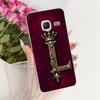 Clear For Samsung J1 mini Case Cover Luxury Crown A-Z Letter 2D Painted Soft Casing For Samsung Galaxy J1 mini SM-J105B SM-J105H