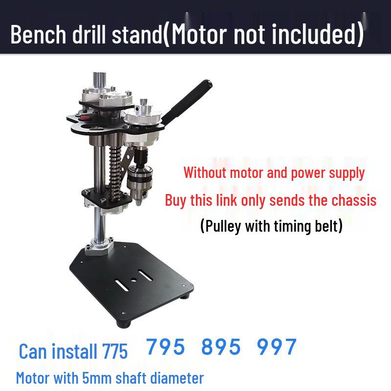Compact 220V Mini Bench Drill Press with Variable Speed for DIY Projects
