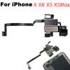 Earpiece Ear Speaker Earspeaker With Light Sensor Flex Cable Include Mic For iPhone X XR XS XSMax