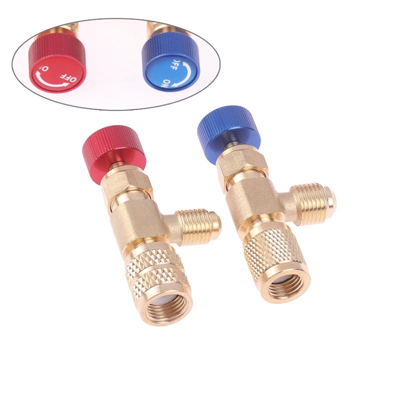 Instrument de detectare R22 Accesorii bricolaj Aer condiționat Plus Supapă de lichid de siguranță R410 R22 Comutator de întreținere a vidului de agent frigorific