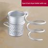 Hair Spiral Blow Dryer Stand Flat Holder Wall Mounted Hang Organizer Supplies