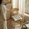 Warm Seat Cushion for Hard Chairs Plaid Chair with Ties, Soft Cozy Dining Pad, 16 High Elastic X Inch Non-slip Pad Home Office Chair, Dormitory