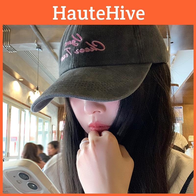 Baseball Hat Peaked Cap Alphabet Embroidery Pattern Uv Protection Breathable