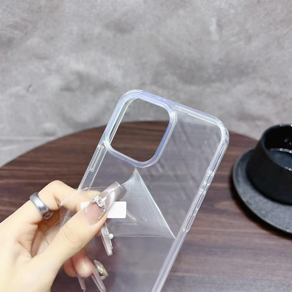 The Camera Buttons Are Compatible with IP16PM Transparent Phone Cases. The Apple 16Pro Is Fully Covered with Transparent Acrylic Protective Cases