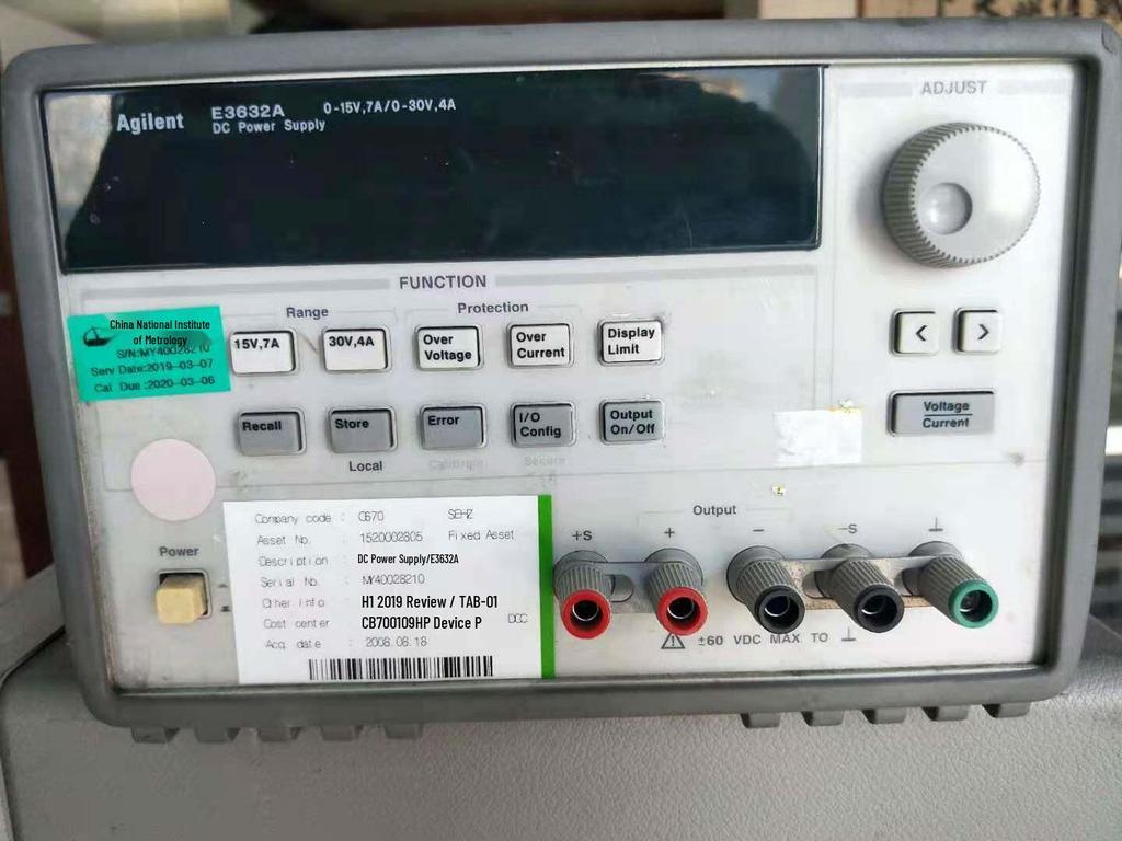 Available: Agilent E3634A, E3646A, E3632A, E3631A DC Power Supplies