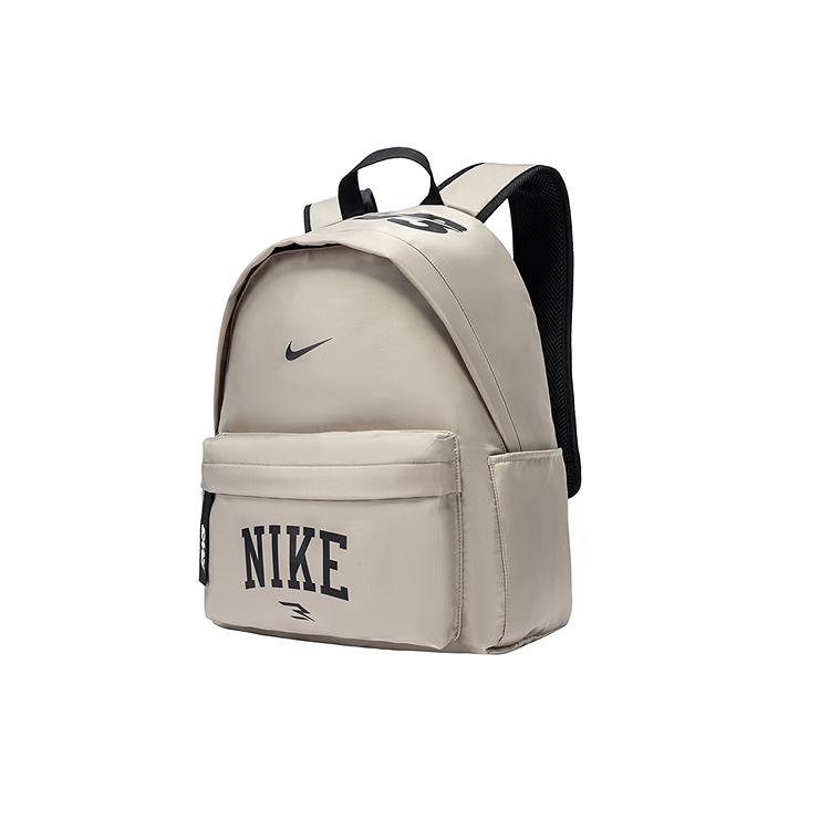 Nike 9.6L Versatile Logo Print Polyester Backpack Unisex Backpack Sand N32533105GS-002