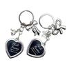 Photo Frame Love Heart Pendant Keychain Sturdy Alloy Charm Fashion Accessory for Men and Women Stylish Outfits