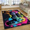 Console Gaming Carpet for Boy's Bedroom Living Room Decoration Washable Polyester Anti Slip Floor Mat Sofa Decor Big Size Rug