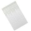 1x2.5m Green Willow Leaves Printed Modern Tulle Curtains Window Voile Curtain for Living Room Bedroom