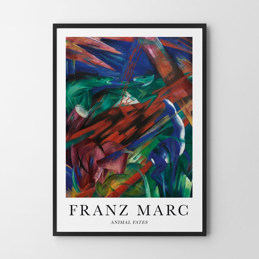 Poster Franz Marc Animal Fates