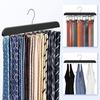 MIYI Hanger, Holds 20 Ties, Recommended by Storage Experts, Belt Hanger, Business Hanger, No-Slip, Plenty of Tie Storage, Rotating, Underwear Storage,
