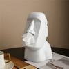 M-Modern-Easter Island Stone Statue Paper Towel Box Home Decoration Statue Retro Living Room Decoration Home Accessories