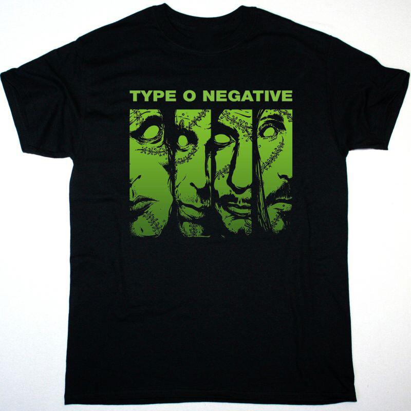 Vtg TYPE O NEGATIVE SEPTEMBER SUN Cotton Black For Men Shirt