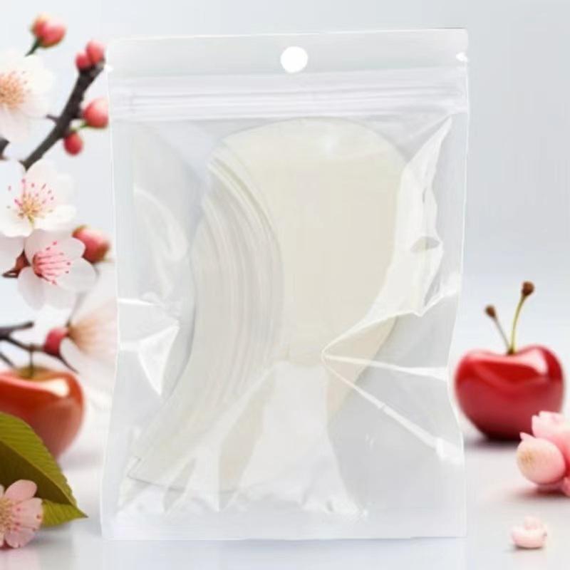 Eyelash Removal Crescent Pads: Soft, Non-Curling, Adhesive Eye Patches for Extensions