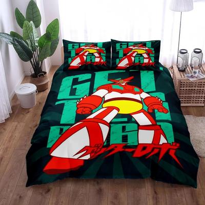 Shin Getter Robot Duvet Cover Set King Queen Double Full Twin Single Size Bed Linen Set