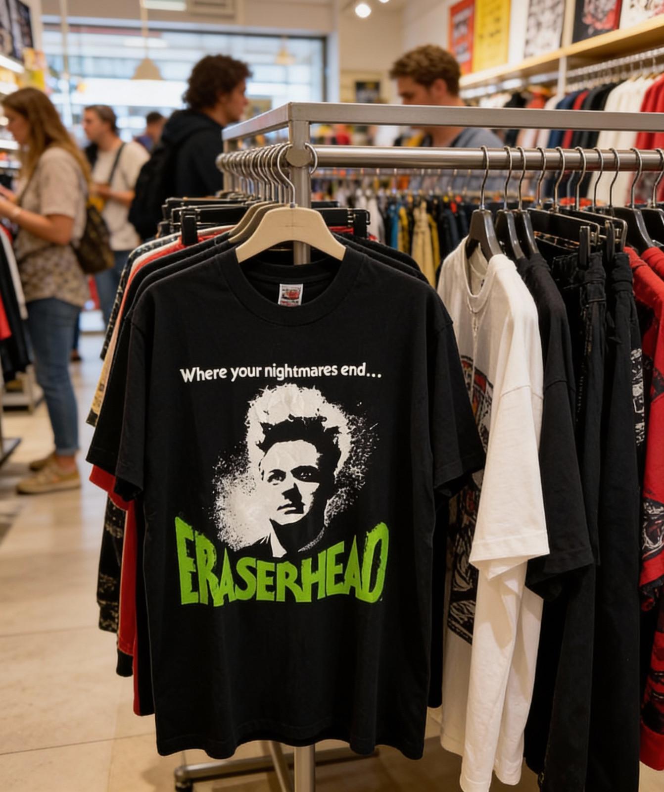 Eraserhead Movie Vintage T-Shirt Retro Film Tee Unisex S-5XL L