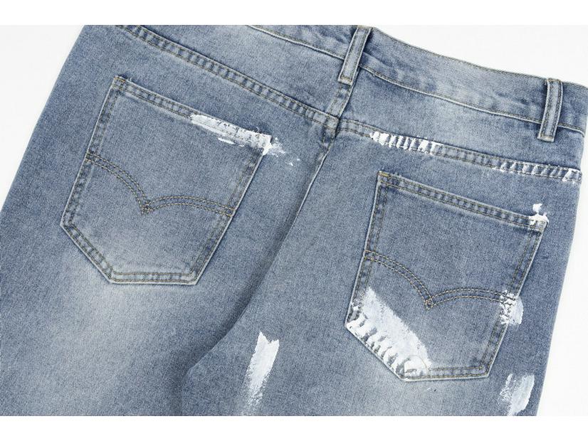 GALLERY DEPT Jeans Acampanados de Calle para Hombre con Grafiti de Tinta