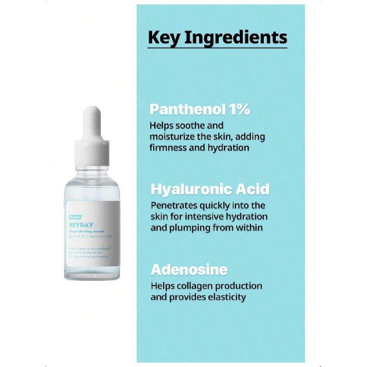 FRANKLY Duet Nawilżający: Heyday Serum & Closer Serum - 30 ml/Każdy | Potężna mieszanka peptydów, pantenolu, głębokie nawilżenie i korzyści przeciwstarzeniowe