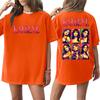 Women's Casual Printed Short Sleeve Neck T-Shirt