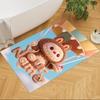 Labubu Customizable Name Area Rug Perfect for Bedrooms Foyer Outdoor Dining Room Antislip Carpet Anime Office Decor Perfect Gift for Friends & Family