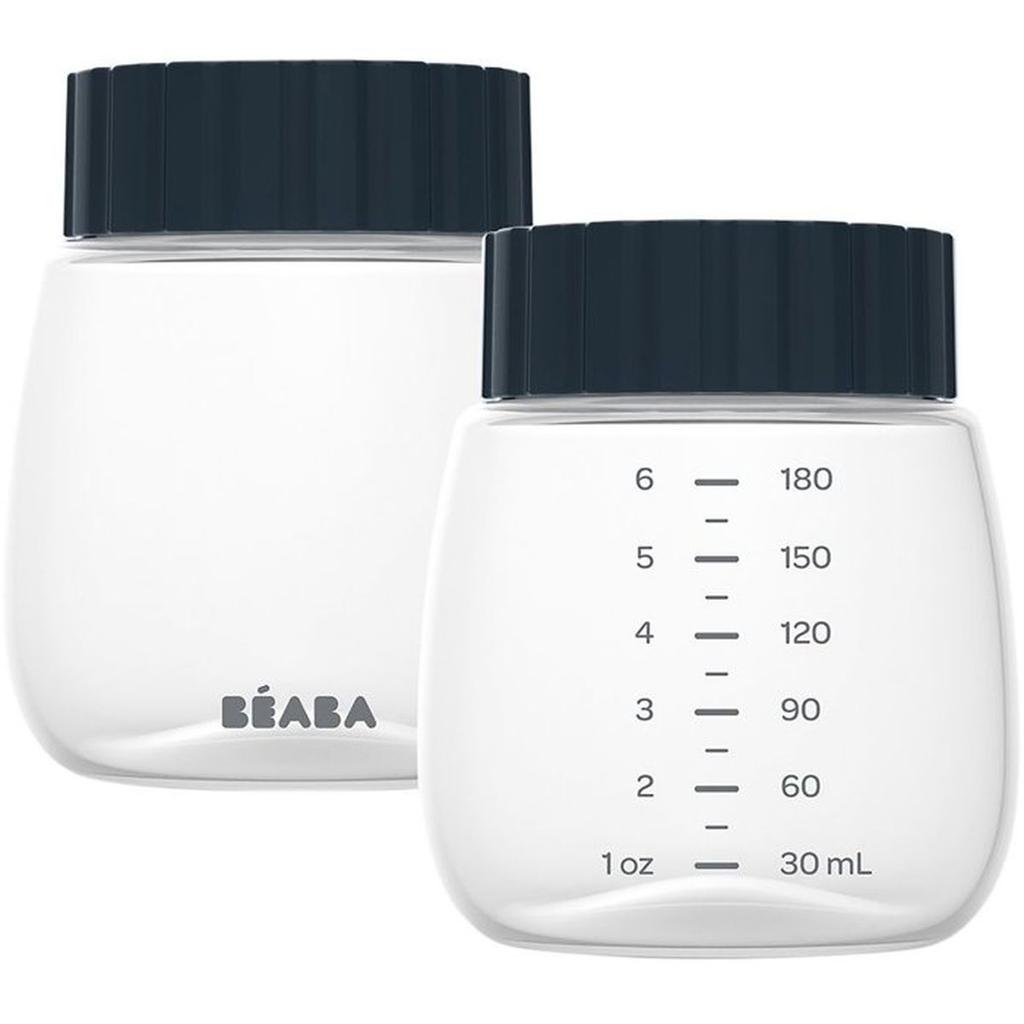 Lot de 2 Bouteilles de recueil et conservation pour lait maternel - BEABA - Tire-laits Double et Simple