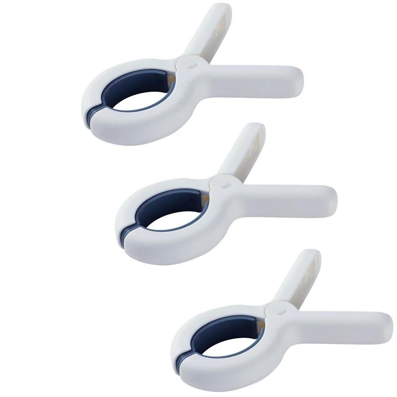 1/3/6/12 Peças Prendedores de Roupa de Plástico Com Molas Fortes Anti-Ferrugem Clips Resistentes Para Toalhas de Praia Prendedores de Roupa Para Lavanderia Clips Para Toalhas