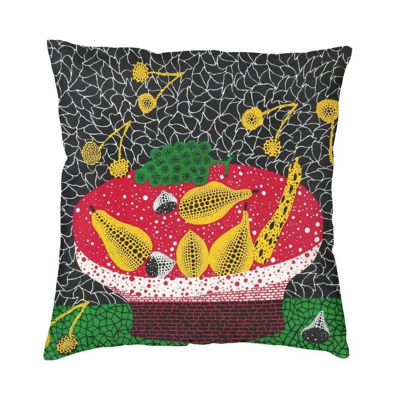 Yayoi Kusama Cushion Cover Two Side 3D Printing Polkadot Pinky Throw Pillow Case for Sofa Cool Pillowcase Home Decorative