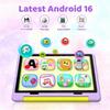 Tablet per Bambini Android 16, 10,1 Pollici, 24GB+64GB, WiFi 6, 6000mAh, Custodia Antiurto