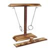 Wooden Hook and Ring Game Set Handheld Board Games 2 Player Ring Toss Game  Home