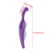 Multi-Layered Bristles Denture Cleaning False Teeth Brush Oral Care Non-Slip Ergonomic Rubber Handle Dual Heads Antibacterial