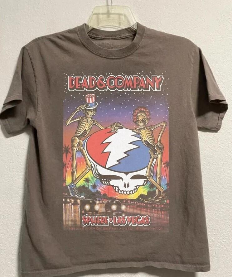 Dead & Company Sphere Las Vegas 2025 Reprint Shirt Unisex S-5XL Unisex T-Shirt S