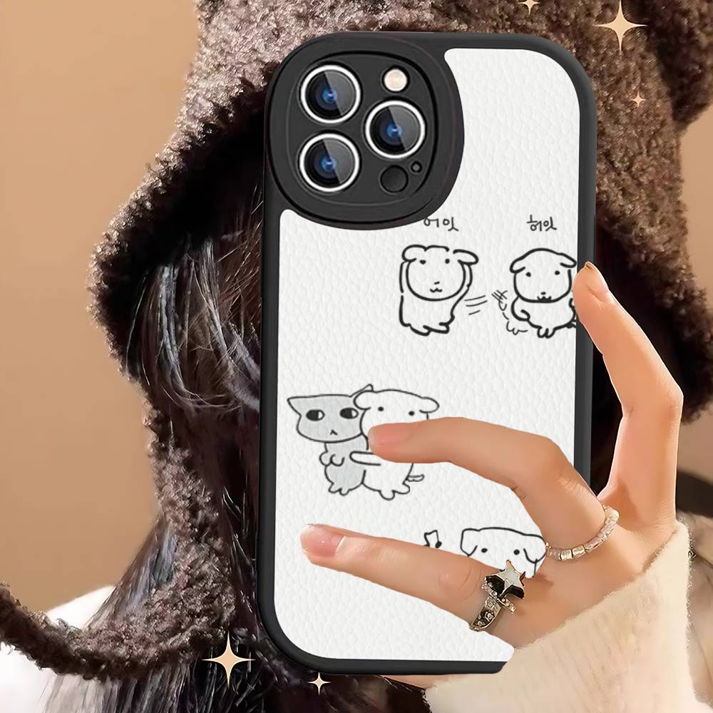 Anime Ganadi Leather Phone Case For IPhone 16 15 14 13 12 11 Pro Max Plus Shockproof Cover
