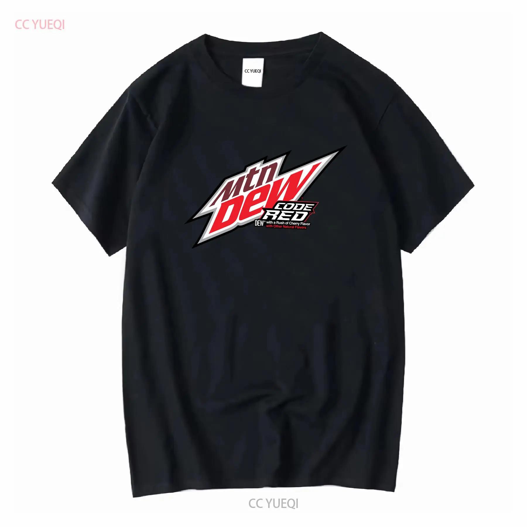 Mountain Dew Code Red T Shirt Logo for Mtn Lover Crewneck Soda A1242 Long or Short Sleeves Vintage Washed Stretched Stylish S разноцветный