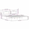 VidaXL Cadre de lit sans matelas chêne sonoma 160x200 cm 4106795