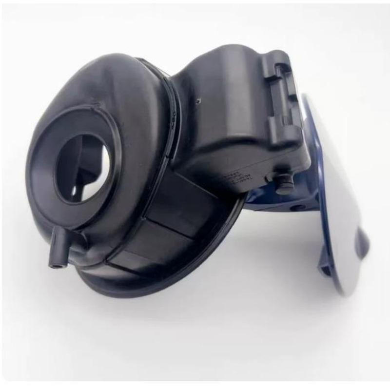 Fuel Tank Cap Base Outer Fuel Lid Fuel Filler Neck Base Self-lubricating Smooth Opening Closing for Honda 03-08 Fit Hatchback Silk Silver