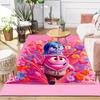 1pc Inside Out Pattern Area Rug Soft Flannel Floor Mat for Living Room,Office,Bedroom and Carpet