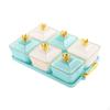 Appetizer Plate Nut and Candy Serving Tray Nuts with Compartment Divided Fruit Platter for