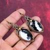 White Buffalo Turquoise Earring Copper Wire Wrapped Earrings Natural Gemstone Earring Handmade Copper Jewelry Gifts For Her Designer Earring