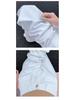 Women's High-Waisted White Wide-Leg Jeans - Spring 2025 Collection, Slimming Petite Fit with Advanced Drape