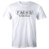 Father The Noble Element Funny Science T-Shirt for Men Periodic Table Tee Shirt