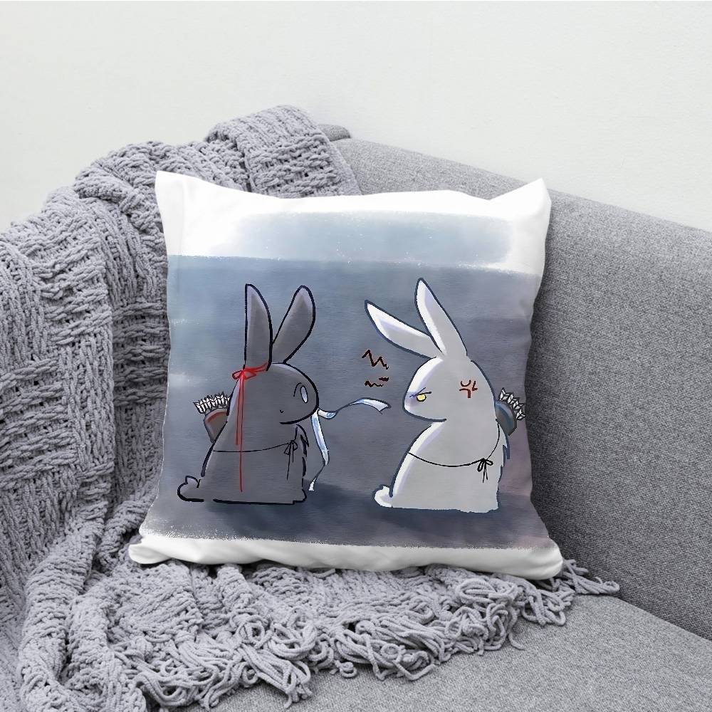 Mo Dao Zu Shi Pillow Case Print Polyester Fiber 40X40 cm Home Sofa Throw Cushion Cover Decoration