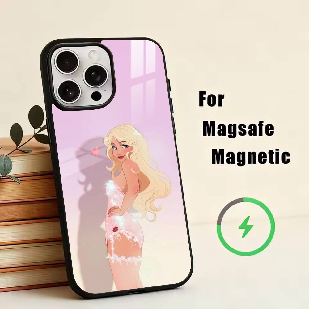 edgy girl S-Sabrina Carpenter Phone Case For iPhone17,16,15,14,13,12,11 Plus,Pro Magnetic For Magsafe Wireless Charging