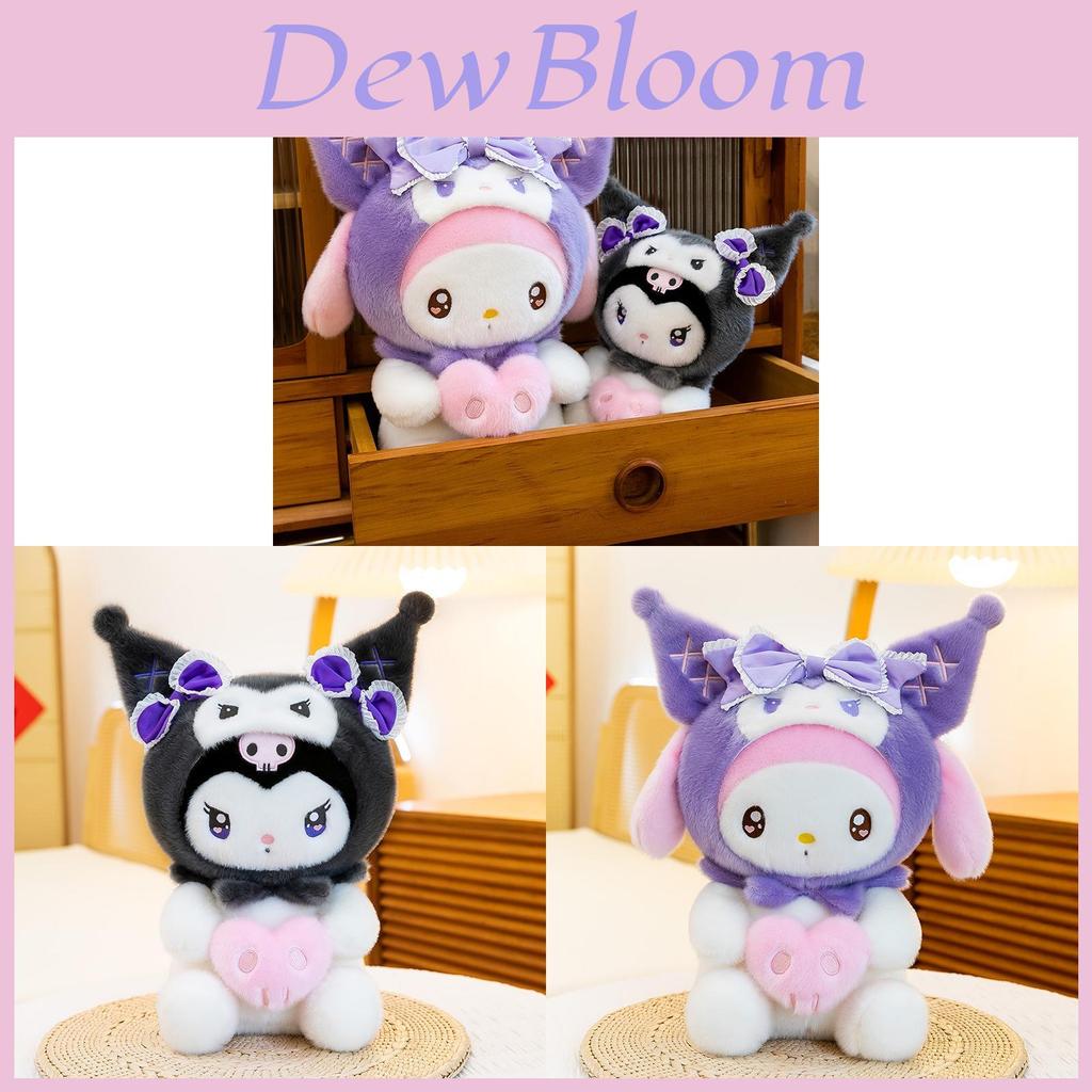 Melody Kuromi Plush Toy With Soft Rabbit Fur For Kids And Collectors