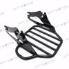 Motorcycle King Abnehmbarer Gepäckträger für 2009-2017 Harley Davidson Road King/Street Glide Mattschwarz Glänzend